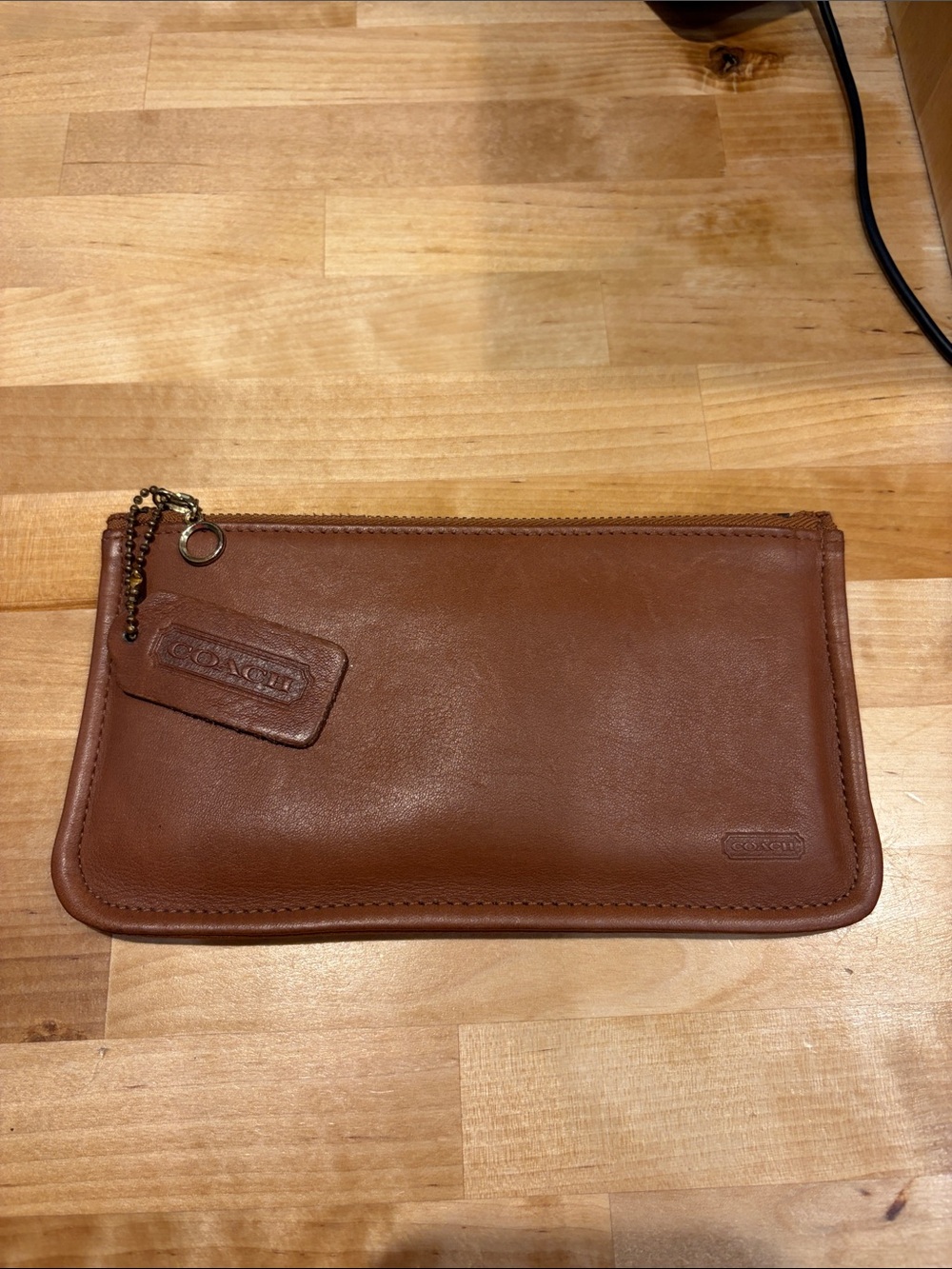 Coach slim zipper pouch